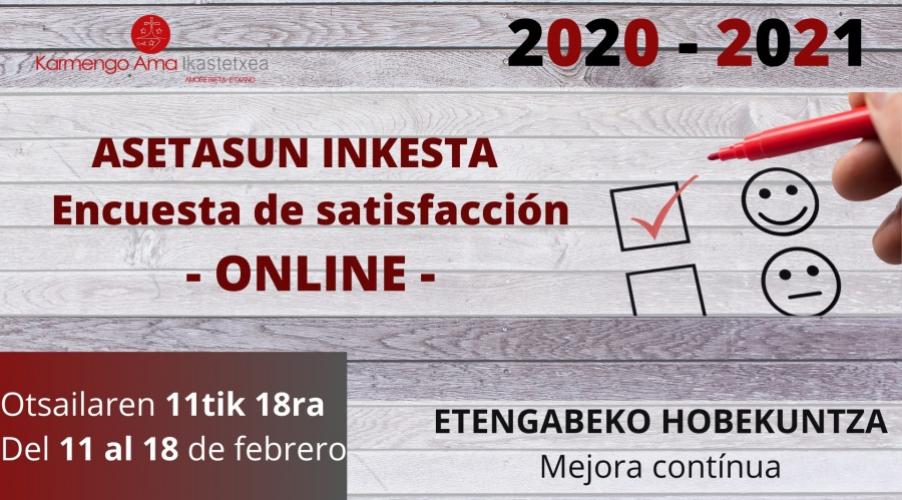 Gogobetetasun online inkesta, otsailaren 11tik 18ra 